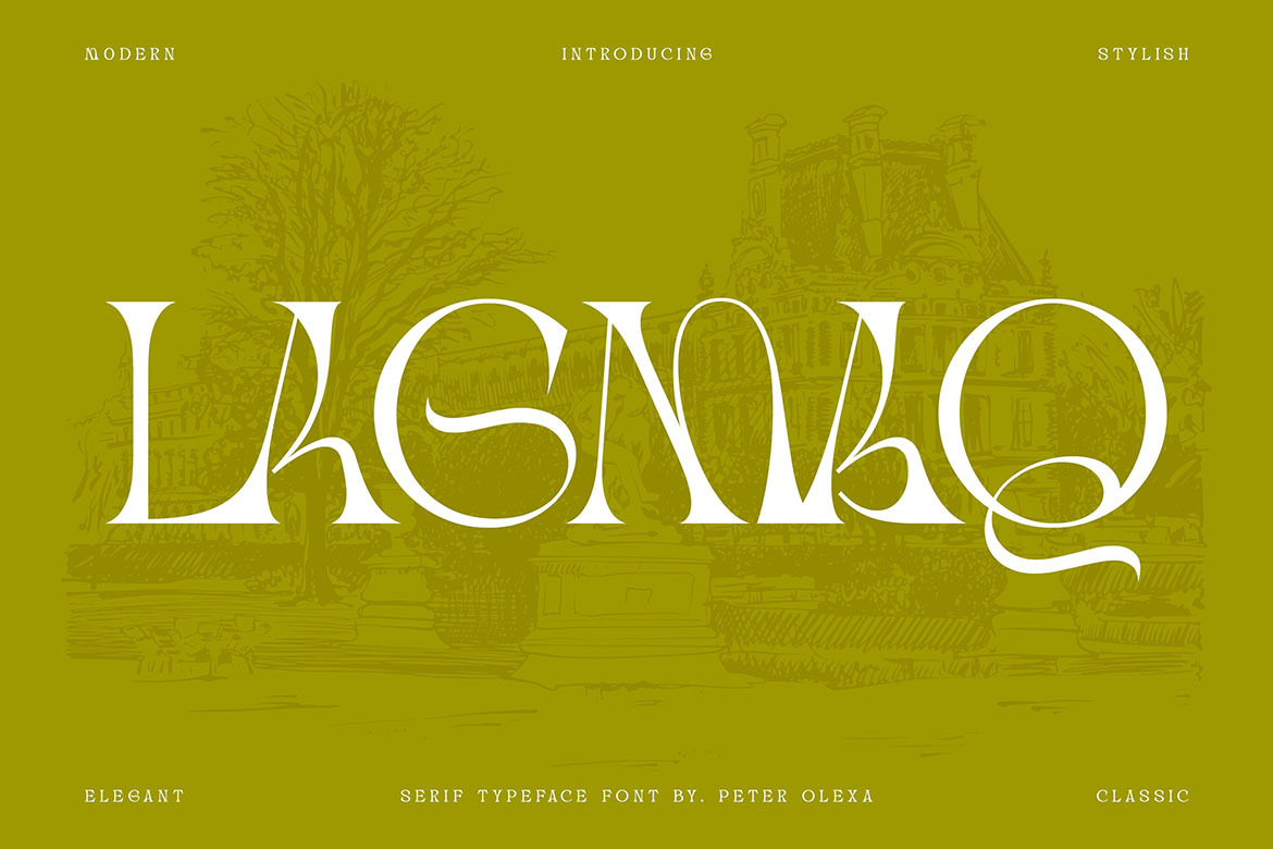 Lagmaq Unique Serif Font Lagmaq Unique Serif Font