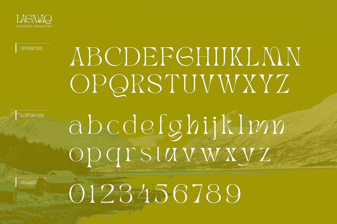 Lagmaq Unique Serif Font Lagmaq Unique Serif Font