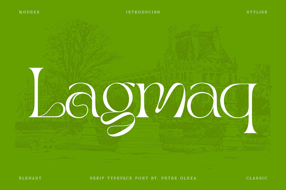 Lagmaq Unique Serif Font Lagmaq Unique Serif Font
