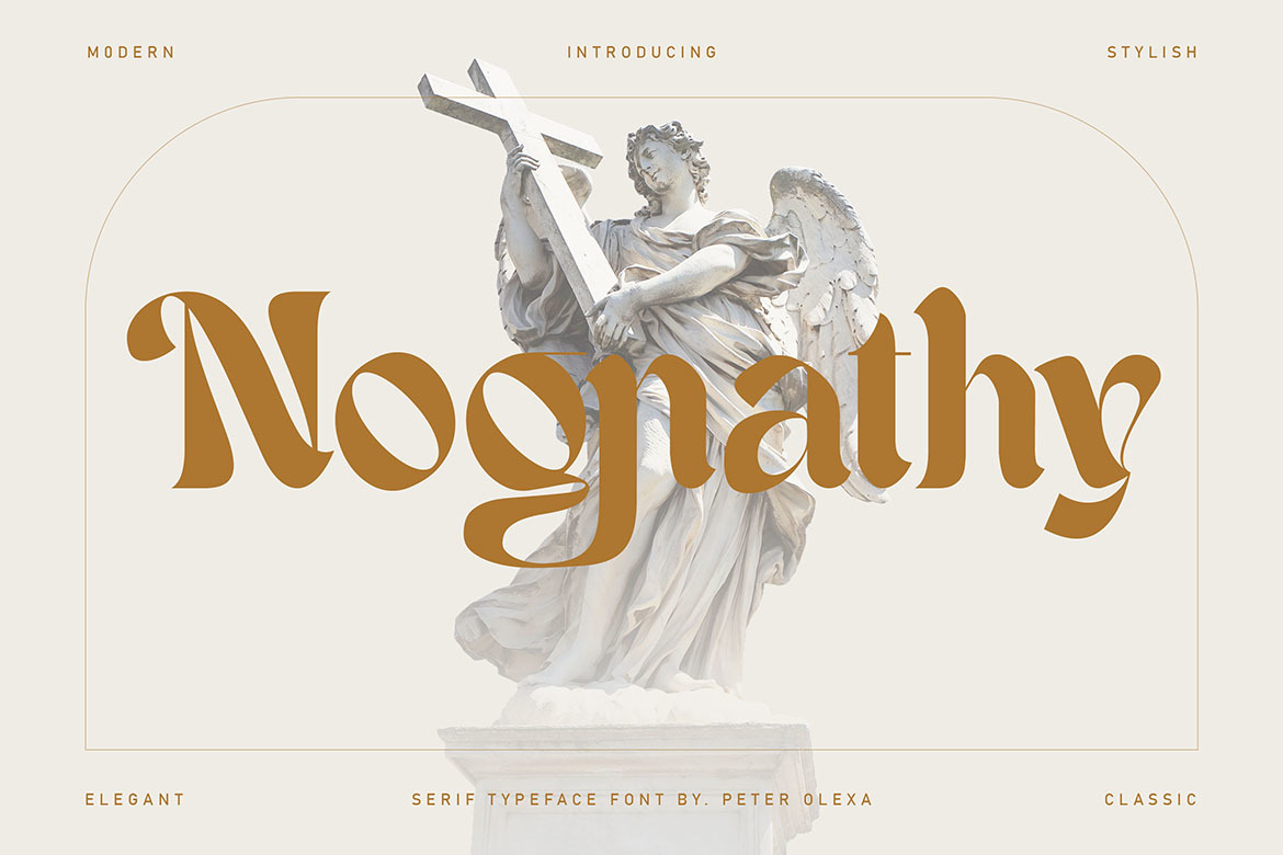 Nognathy - Artistic Serif Font