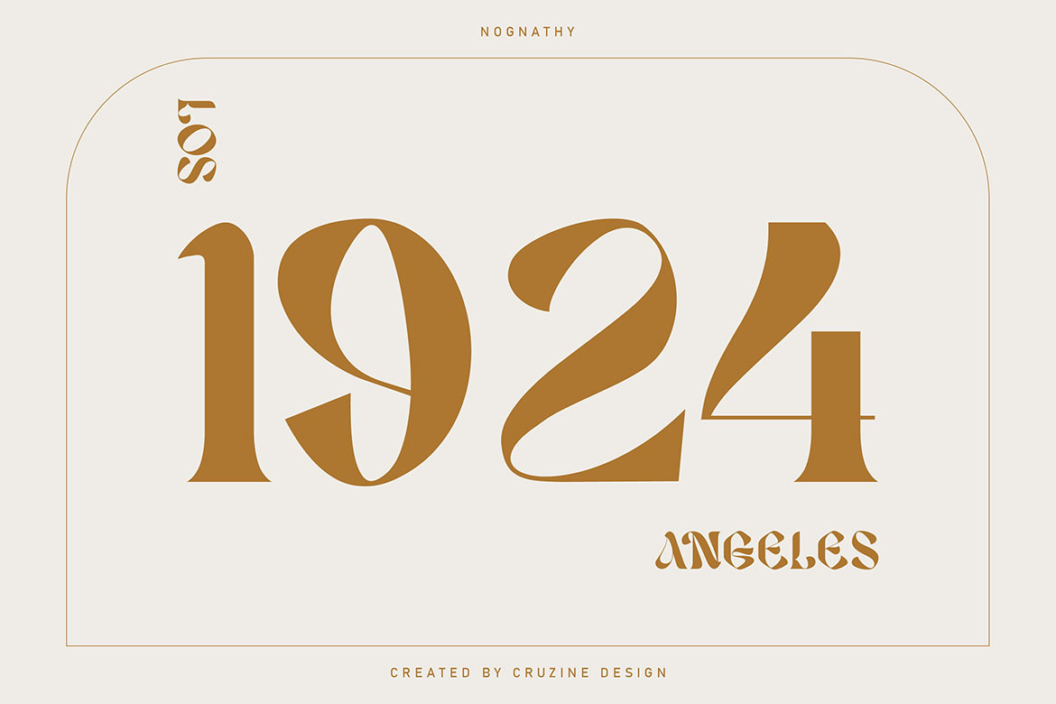 Nognathy - Artistic Serif Font