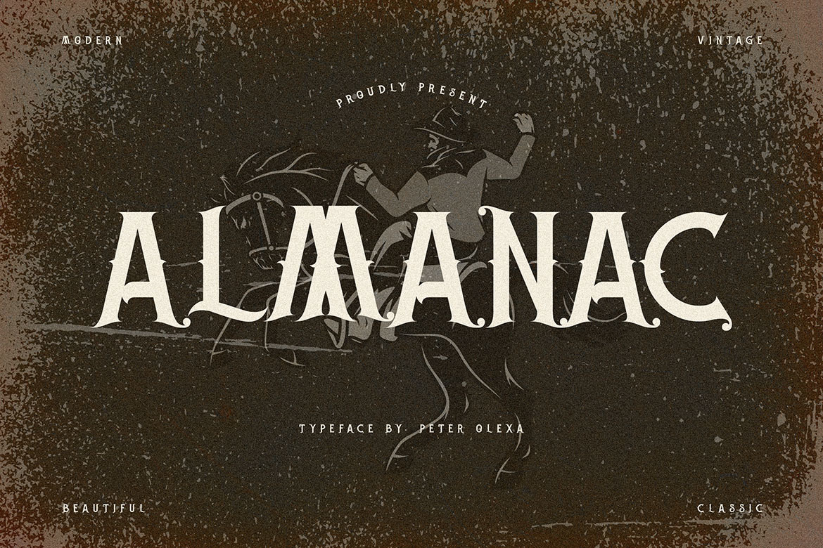 Almanac - Vintage Serif Font