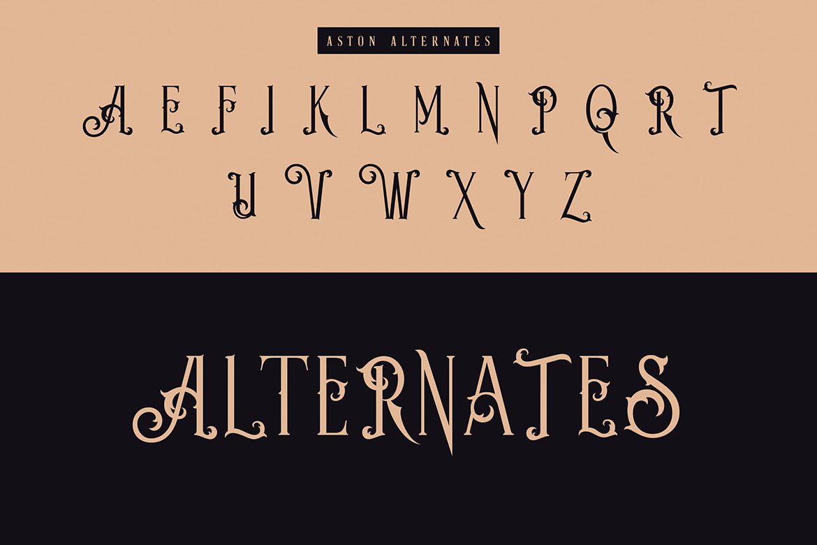 Aston - Vintage Serif Font