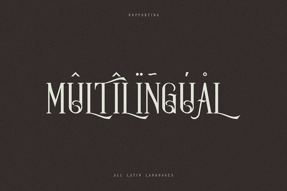 Dark Luna Vintage Condensed Serif