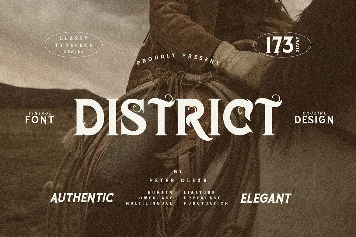 District Vintage Serif District Vintage Serif
