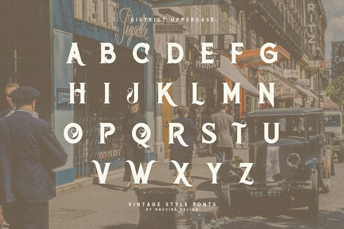 District Vintage Serif District Vintage Serif