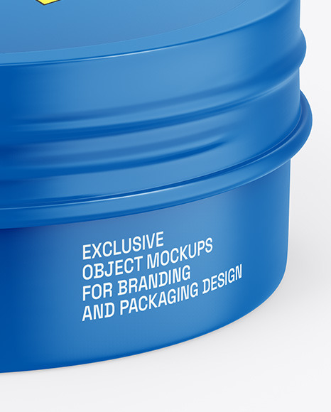 Matte Cosmetic Jar Mockup