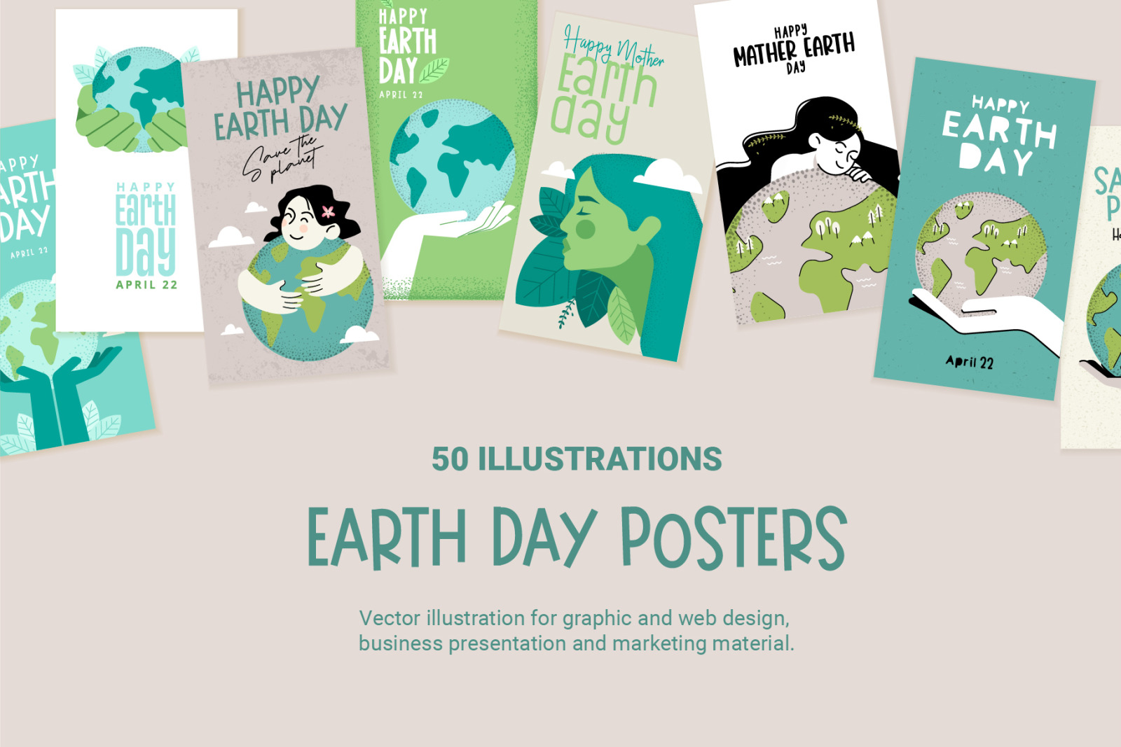 Earth Day Illustrations