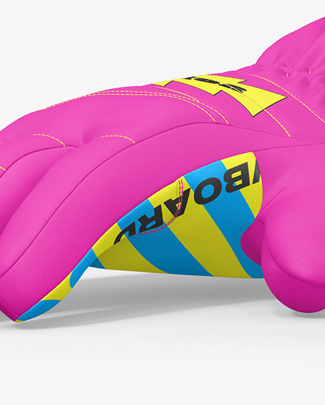 Snowboarding Gloves Mockup