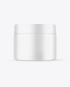 Matte Cosmetic Jar Mockup