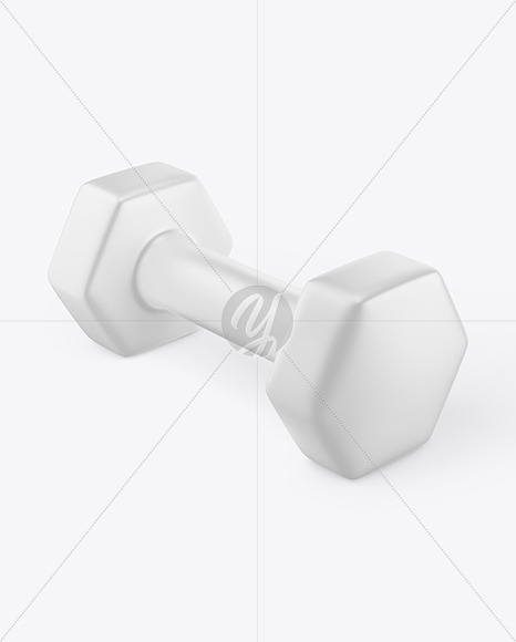 Matte Dumbbell Mockup