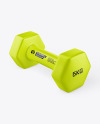 Matte Dumbbell Mockup