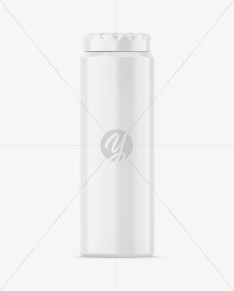 Glossy Plastic Bottle Mockup