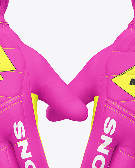 Snowboarding Gloves Mockup