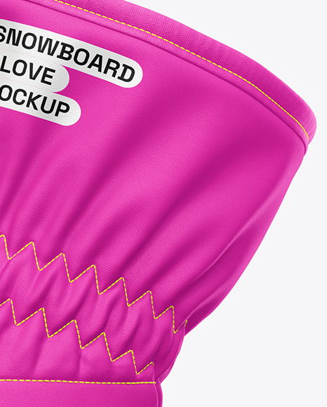 Snowboarding Gloves Mockup
