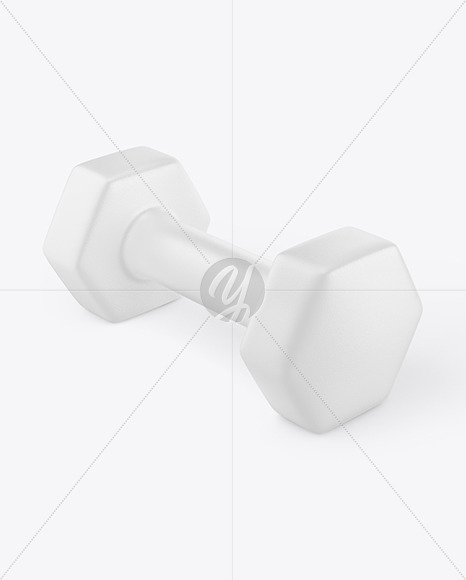Neoprene Dumbbell Mockup