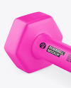 Neoprene Dumbbell Mockup