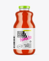 Tomato Juice Bottle Mockup