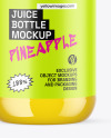 Pineapple Juice Bottle Mockup