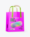 Matte Paper Shopping Bag w/ Paper Handles Mockup