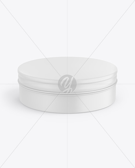 Matte Cosmetic Jar Mockup