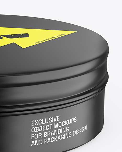 Matte Cosmetic Jar Mockup