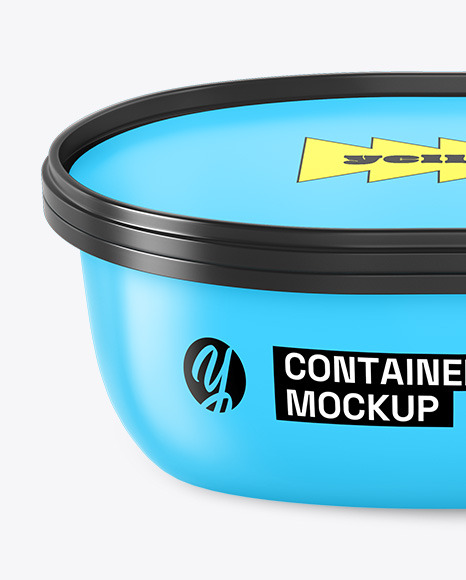 Plastic Container Mockup