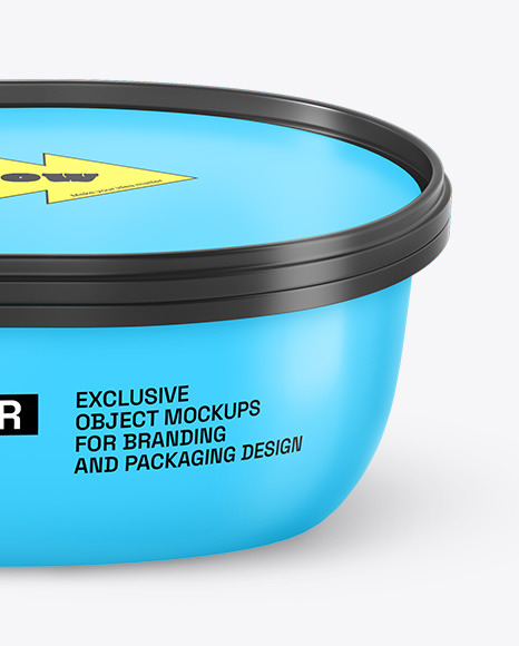 Plastic Container Mockup