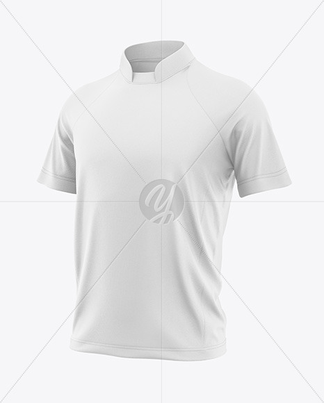 Men&#039;s T-Shirt Mockup - Half Side View