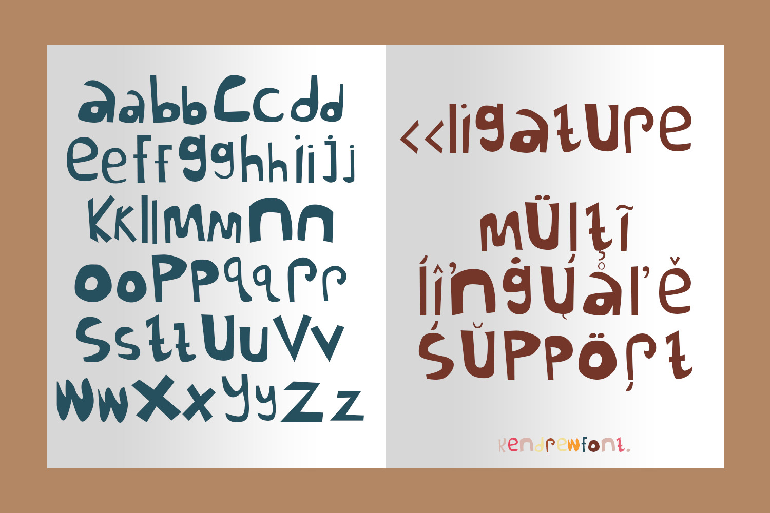 Kendrew Font Kendrew Font