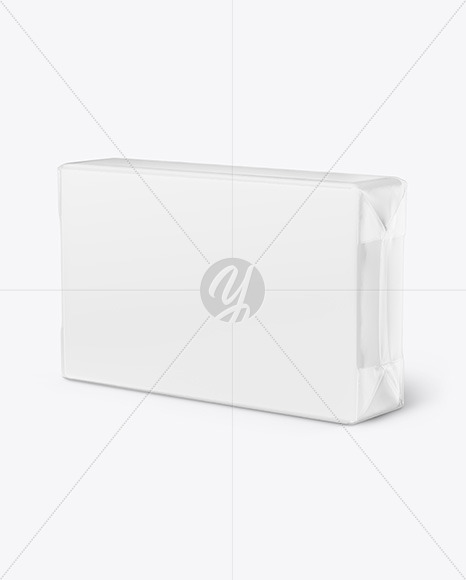 Clear Package with Soap Bar Mockup