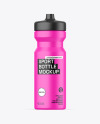 Matte Sport Bottle Mockup