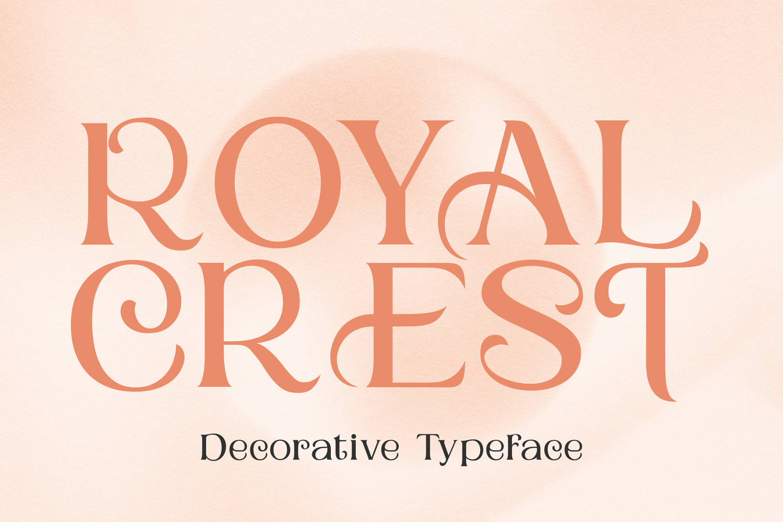 Royal Crest - Decorative Typeface Royal Crest - Decorative Typeface