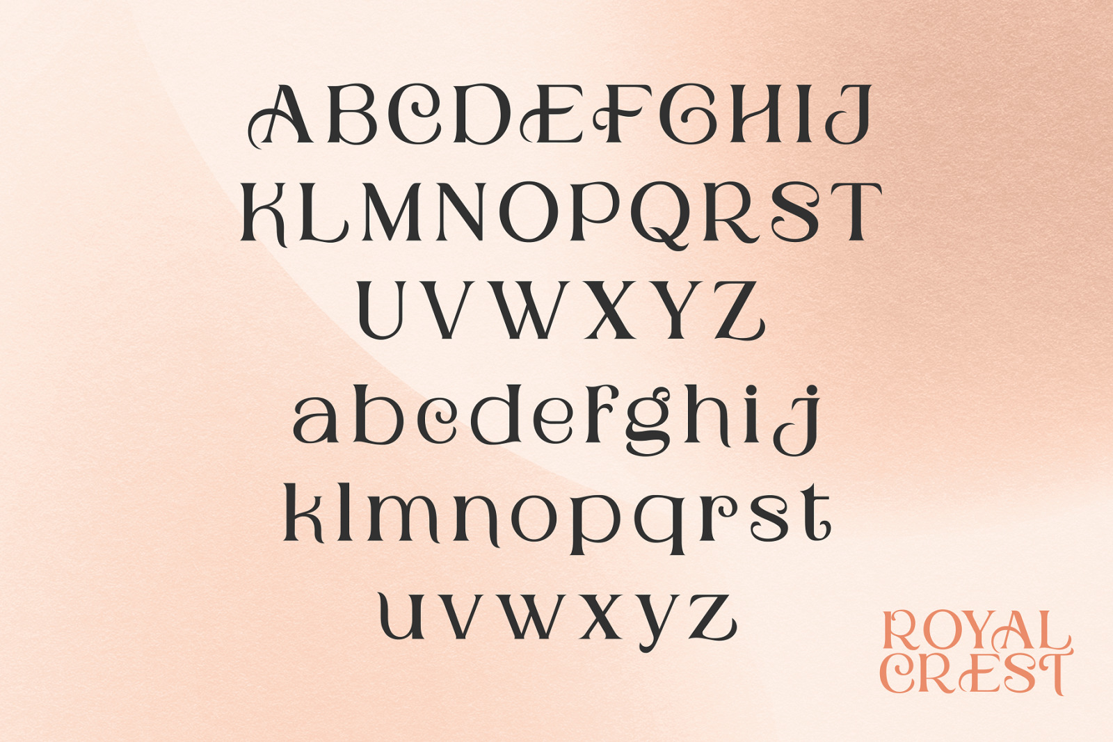 Royal Crest - Decorative Typeface