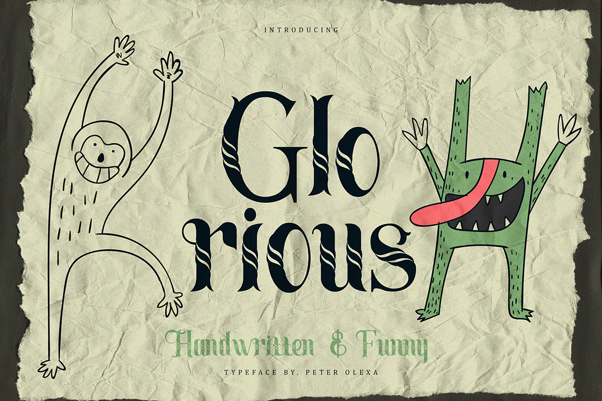 Glorious Funny &amp; Artistic Font