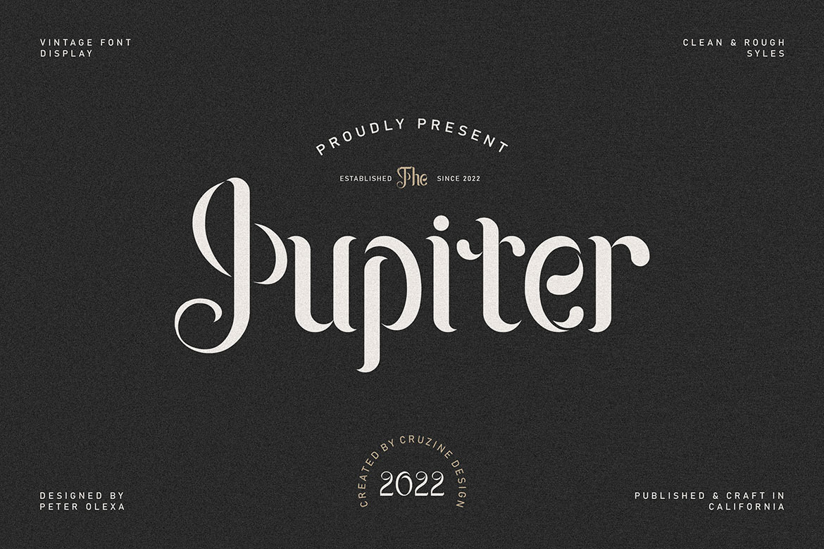 Jupiter Retro Font Family Jupiter Retro Font Family