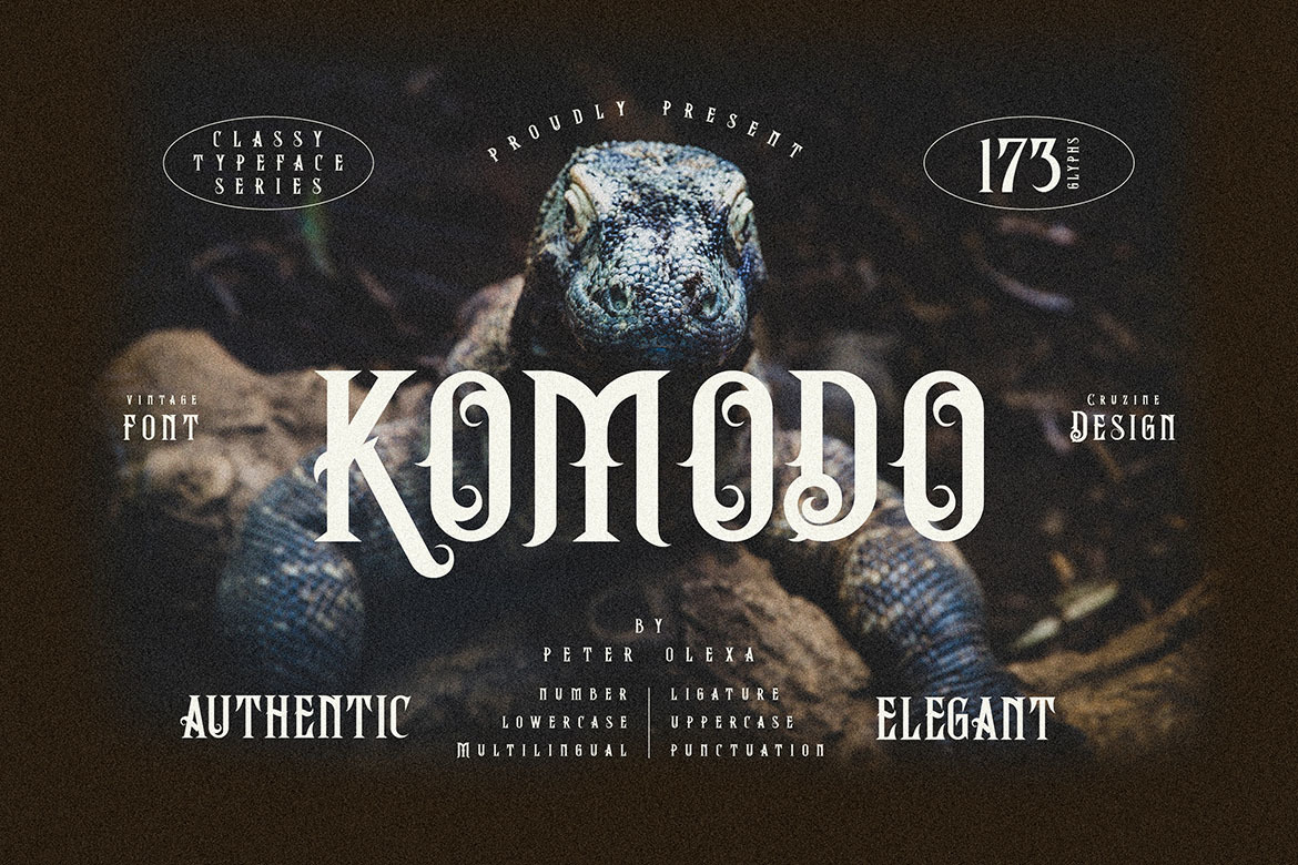 Komodo Decorative Font