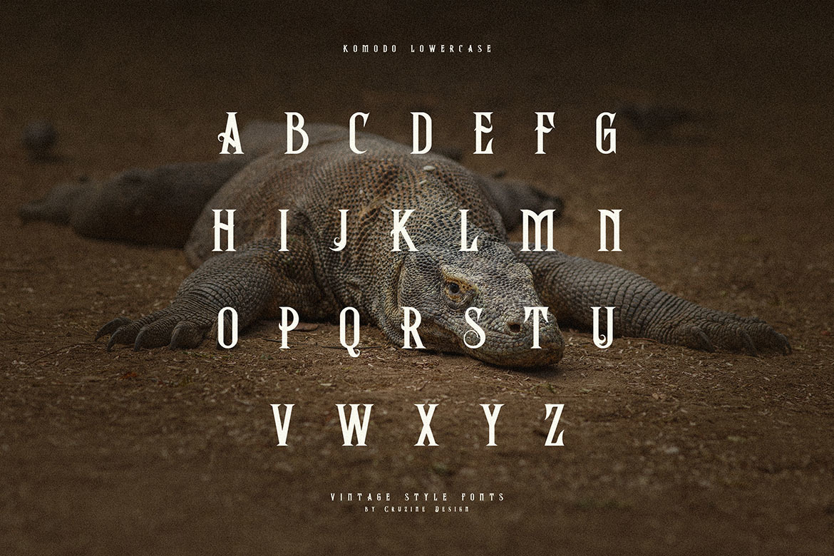 Komodo Decorative Font