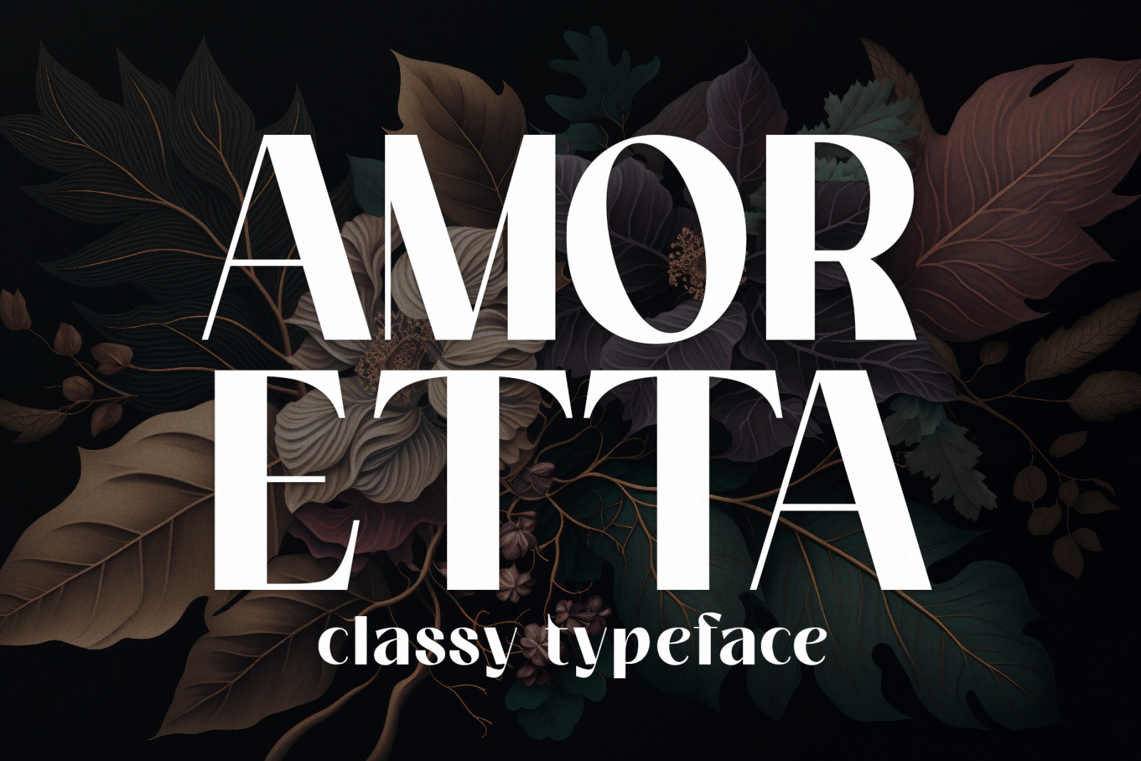 Amoretta - Classy Typeface Amoretta - Classy Typeface