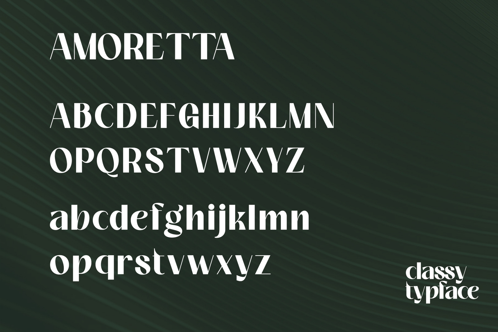 Amoretta - Classy Typeface Amoretta - Classy Typeface