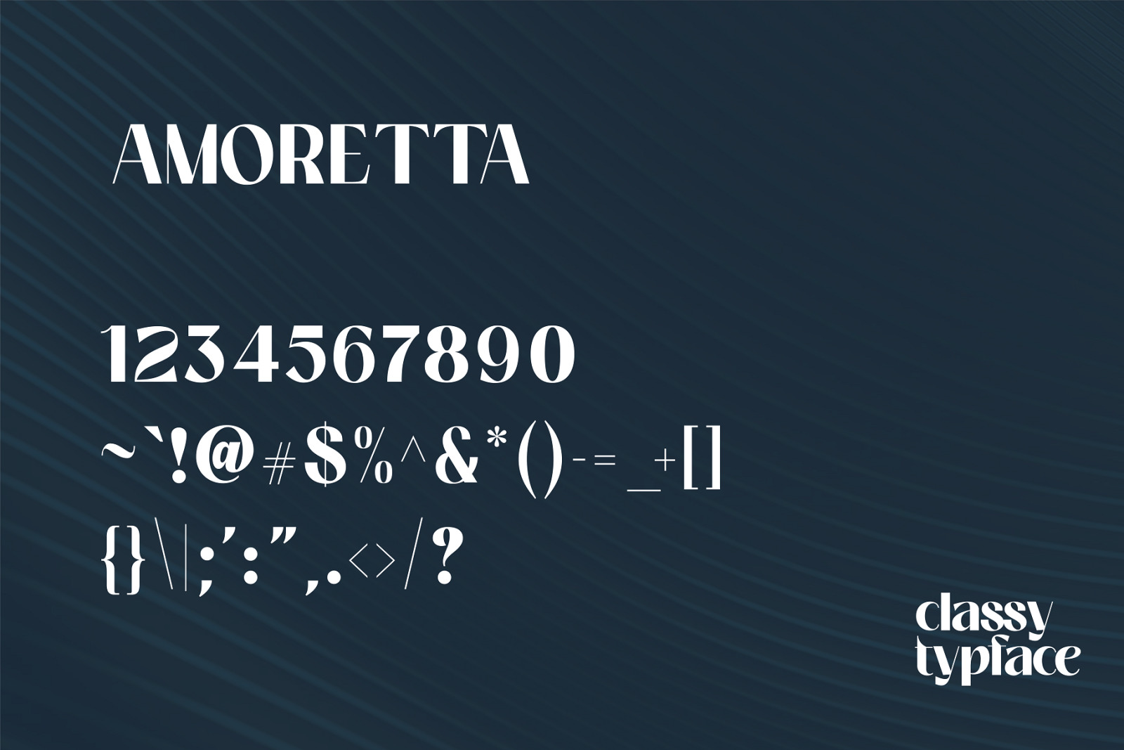 Amoretta - Classy Typeface Amoretta - Classy Typeface