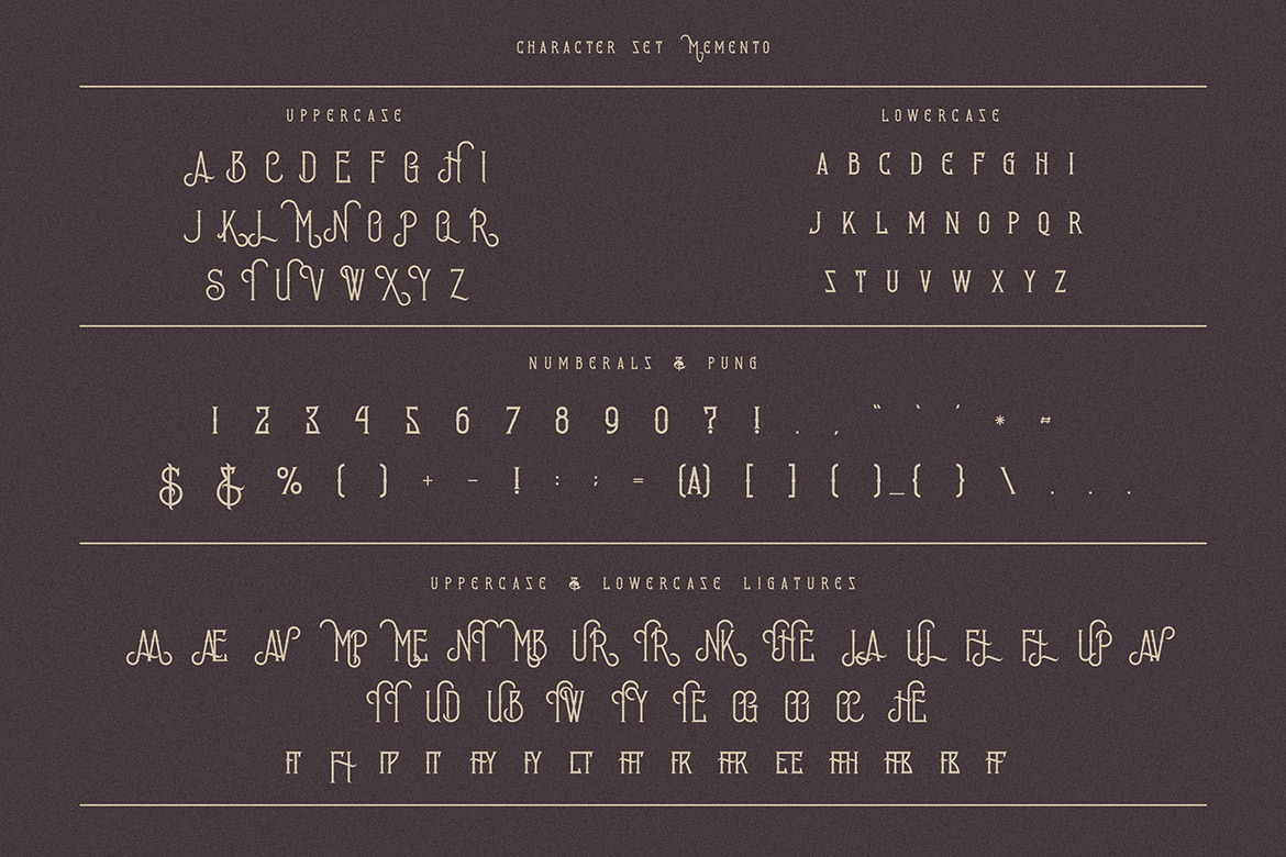 Memento Vintage Serif Memento Vintage Serif