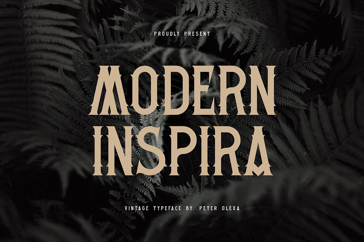 Modern Inspira Vintage Font Modern Inspira Vintage Font