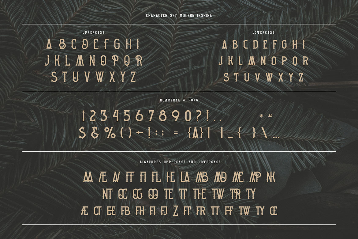 Modern Inspira Vintage Font Modern Inspira Vintage Font
