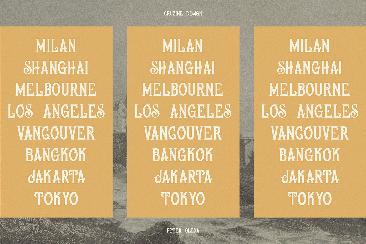Osiris Vintage Font Osiris Vintage Font