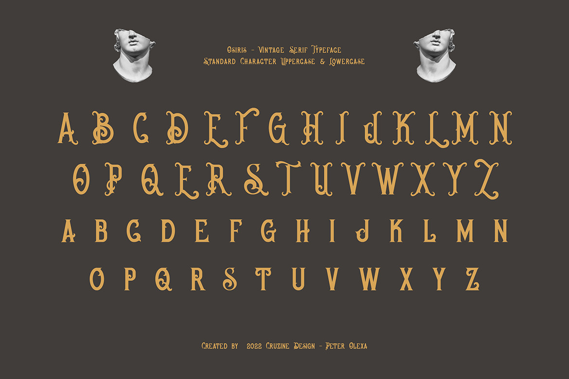 Osiris Vintage Font Osiris Vintage Font