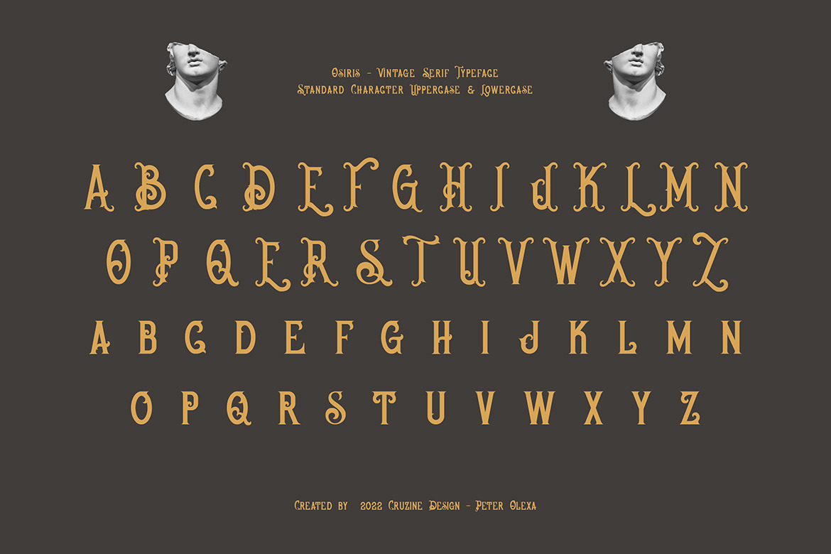 Osiris Vintage Font