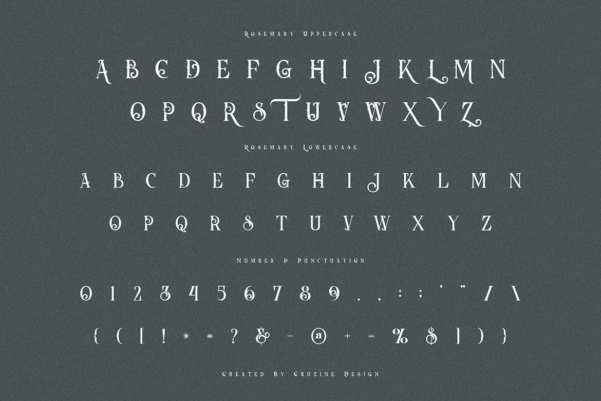 Rosemary Vintage Serif Rosemary Vintage Serif