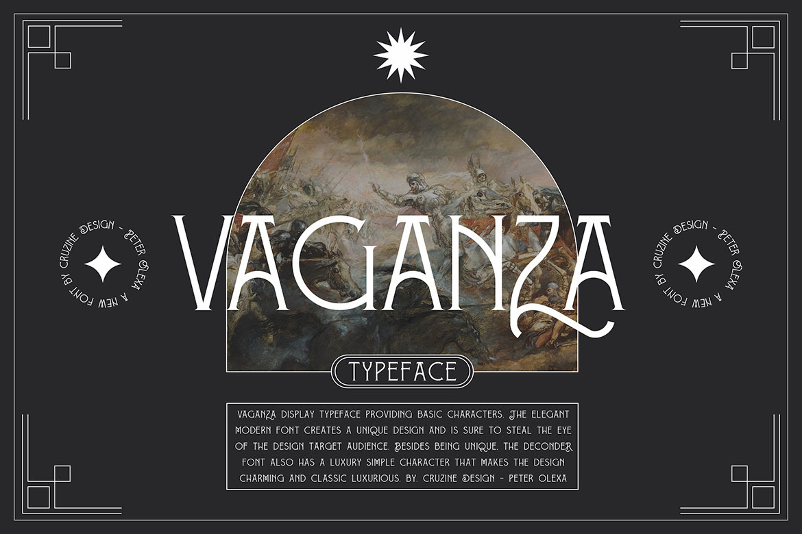 Vaganza - Vintage Serif Font