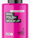 Glossy Nail Polish Bottle Mockup